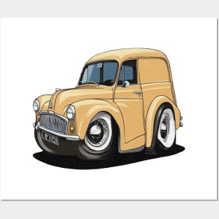 cartoon Morris 1000 Van Posters and Art